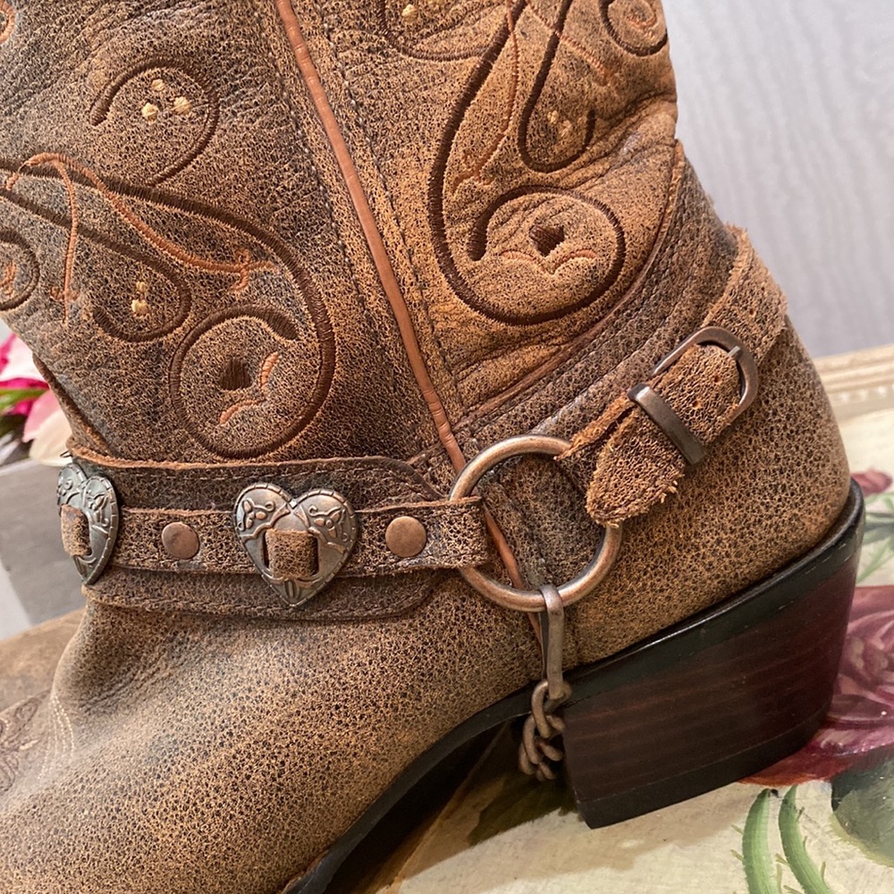 Durango Crush Heartbreaker Pointed Toe Women’s Cowboy Boots Sz 9 - Picture 6 of 16